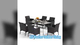 Обеденный набор на открытом воздухе для отелей, курортов